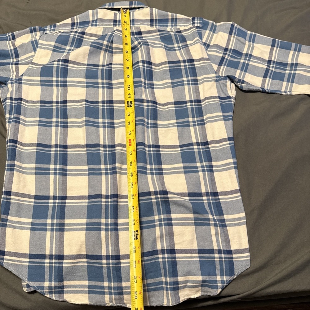 Ralph Lauren Shirt Men S Small Classic Fit Plaid Flannel Long Sleeve Button Down - Picture 7 of 8